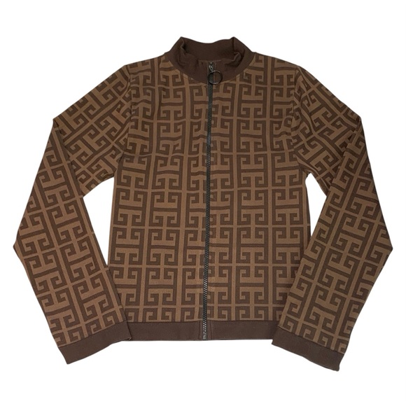 EYE CANDY Brown on Brown 2 Piece Athleisure Suit - Picture 2 of 7